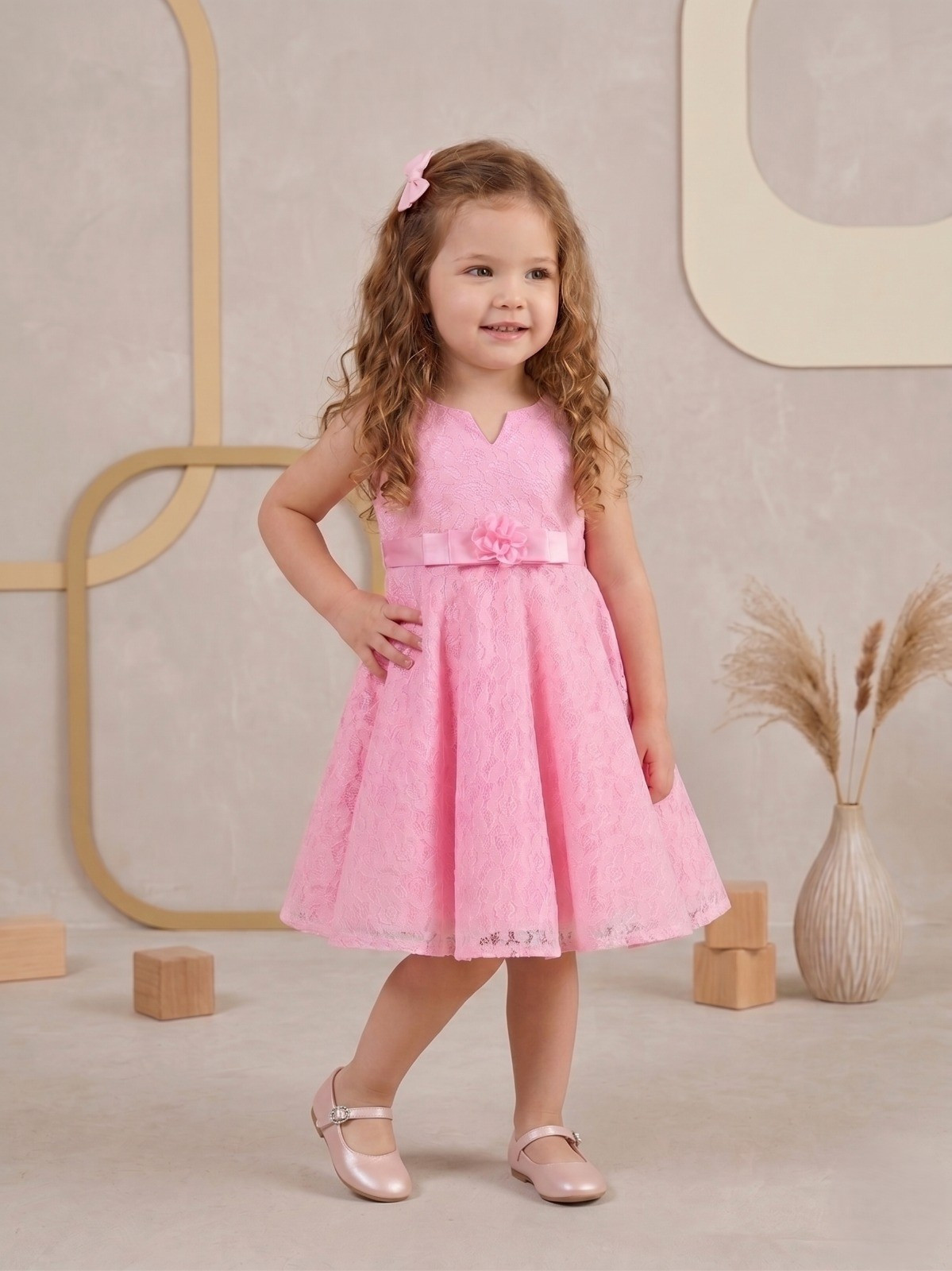 Blabber Woven Sleeveless Party Dress with Detailing